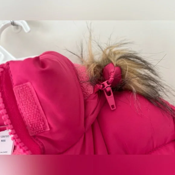 Arizona Jean Company Girls Winter Jacket, Pink, Size M (10/12) - Picture 9 of 13